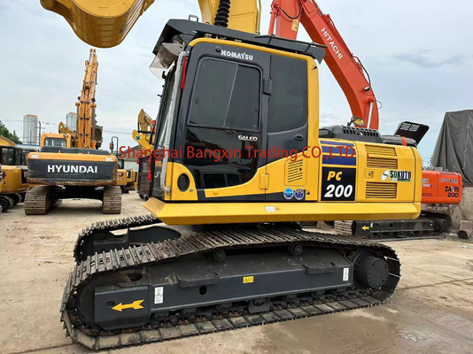 Использованный экскаватор Komatsu PC200 Сильная мощность и высокая гидравлическая стабильность