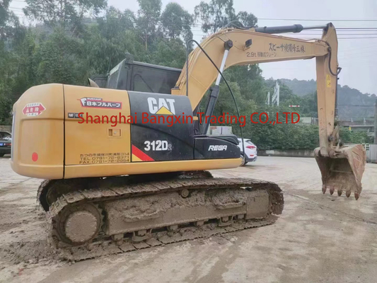 Использованная машина для строительства экскаватора Cat 312D2 с оригинальным гидравлическим клапаном
