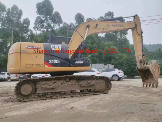 Использованная машина для строительства экскаватора Cat 312D2 с оригинальным гидравлическим клапаном