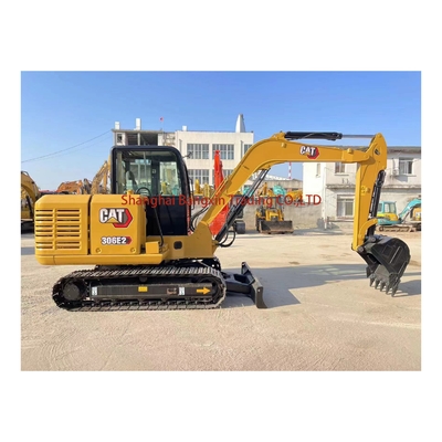 Вторая рука Cat 306E2 мини экскаватор с высокой мощностью и высокой гидравлической стабильностью