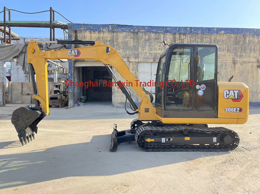 Вторая рука Cat 306E2 мини экскаватор с высокой мощностью и высокой гидравлической стабильностью