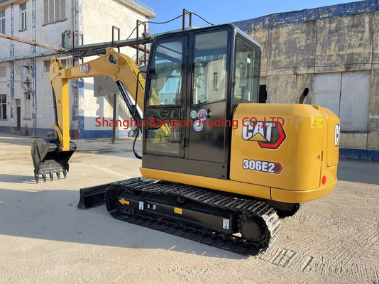 Вторая рука Cat 306E2 мини экскаватор с высокой мощностью и высокой гидравлической стабильностью