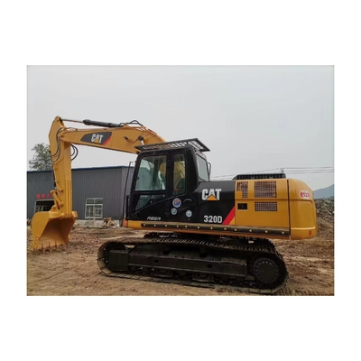 Оригинальный гидравлический цилиндр использованный экскаватор Cat 320D в Шанхае 20000 кг масса машины