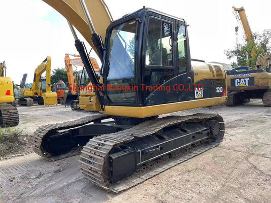 Оригинальный гидравлический цилиндр использованный экскаватор Cat 320D в Шанхае 20000 кг масса машины