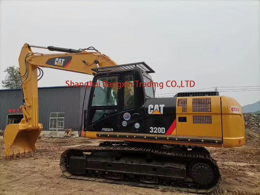 Оригинальный гидравлический цилиндр использованный экскаватор Cat 320D в Шанхае 20000 кг масса машины