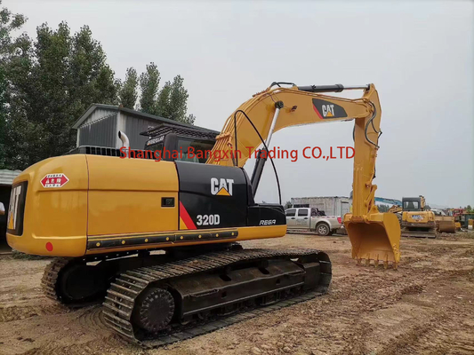 Оригинальный гидравлический цилиндр использованный экскаватор Cat 320D в Шанхае 20000 кг масса машины
