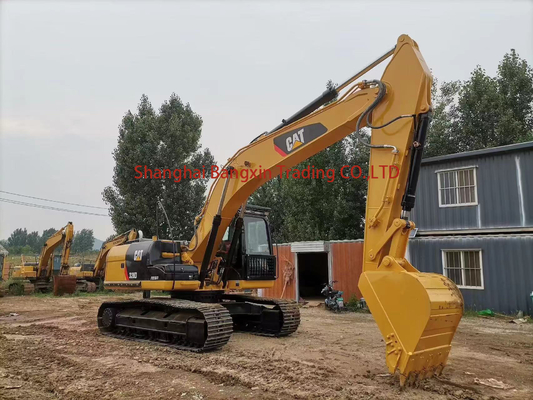 Оригинальный гидравлический цилиндр использованный экскаватор Cat 320D в Шанхае 20000 кг масса машины